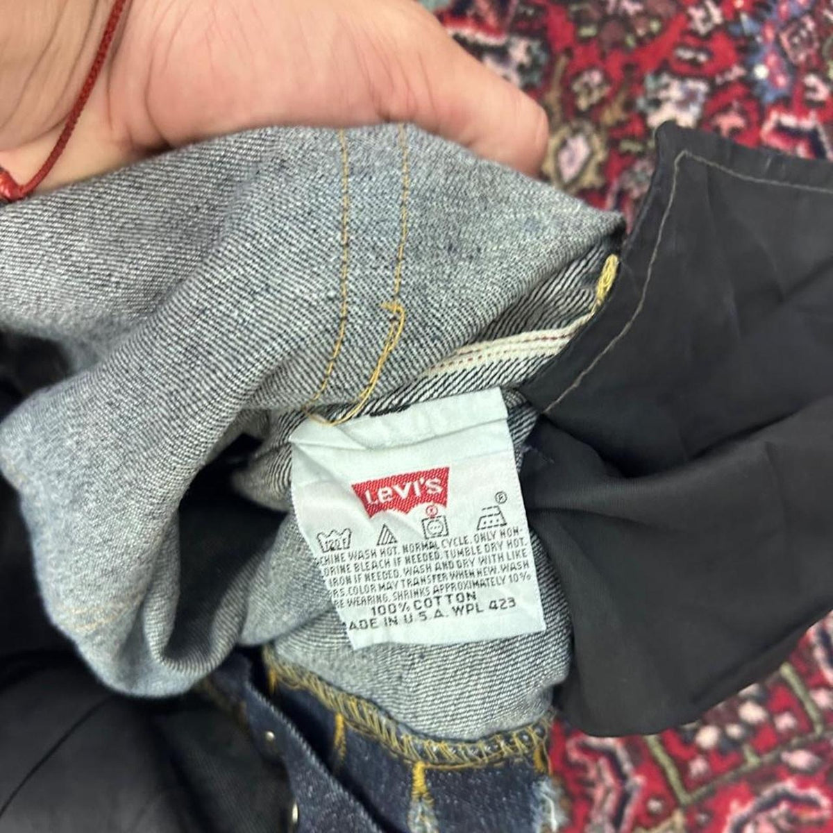 Vintage Levi's LVC 90s 501XX Selvedge Jeans Raw Denim Made in USA