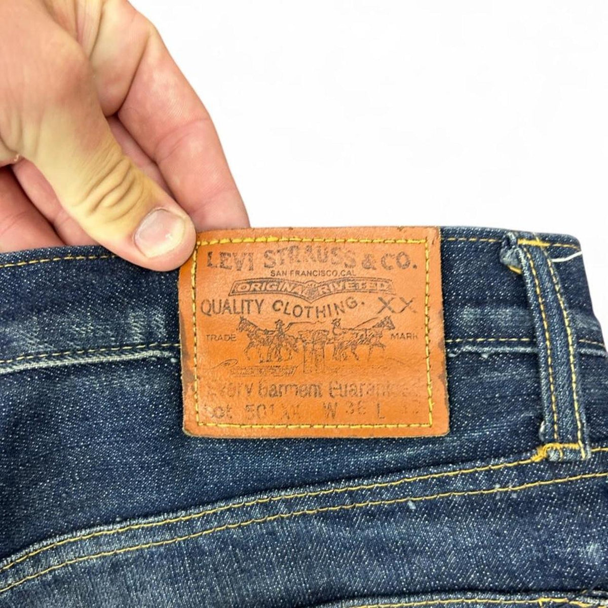 Vintage Bootleg Levi’s 501xx Big E Made By Thai