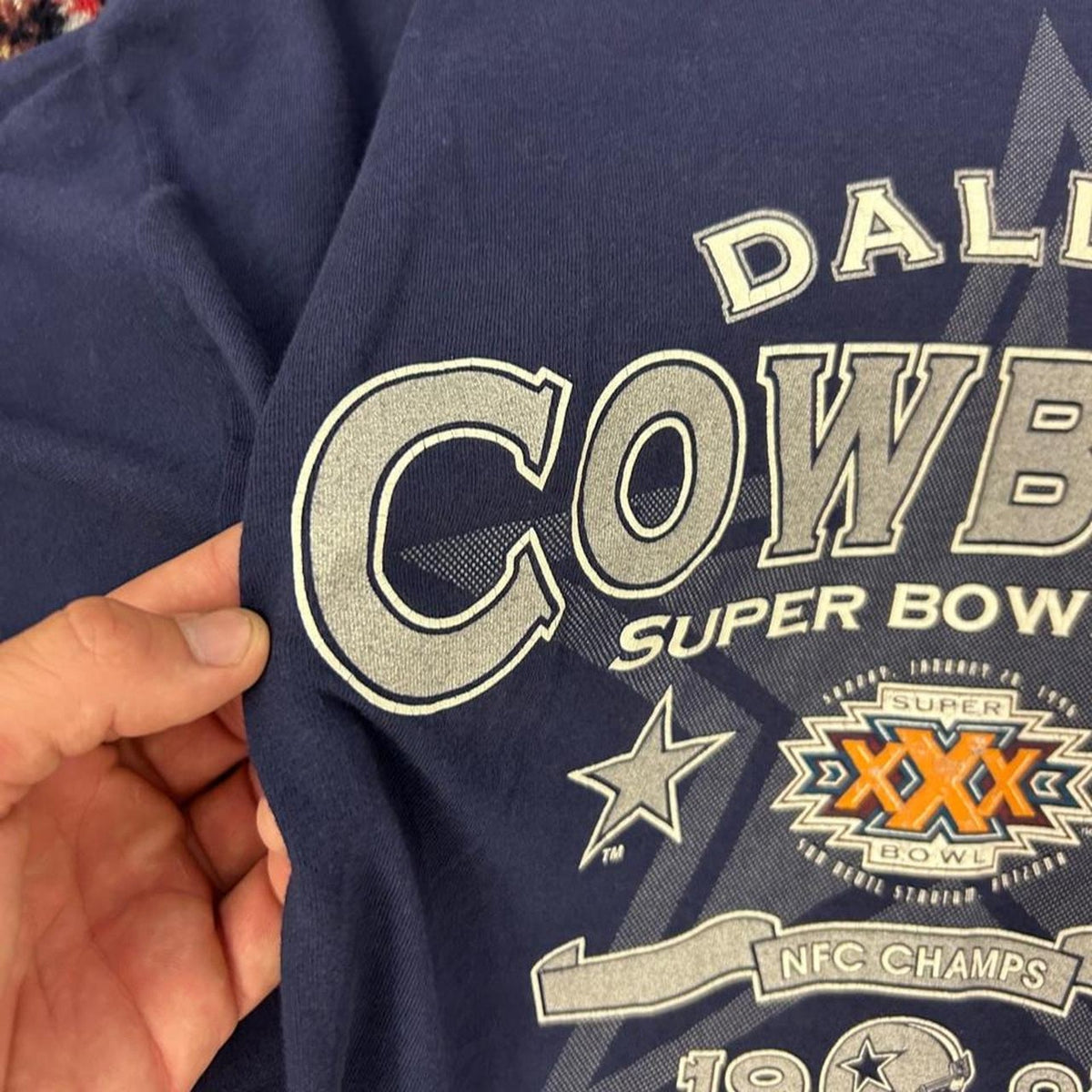 Vintage 1995 Dallas Cowboys Super Bowl Champions Tee