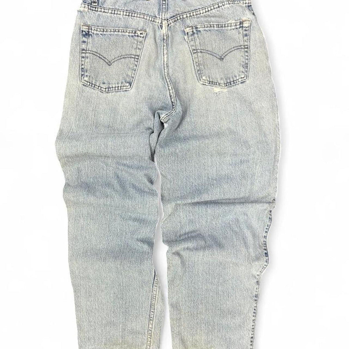 Vintage Levi’s Silvertab Baggy Light wash Raw Cut Distressed Grunge Y-2k Denim