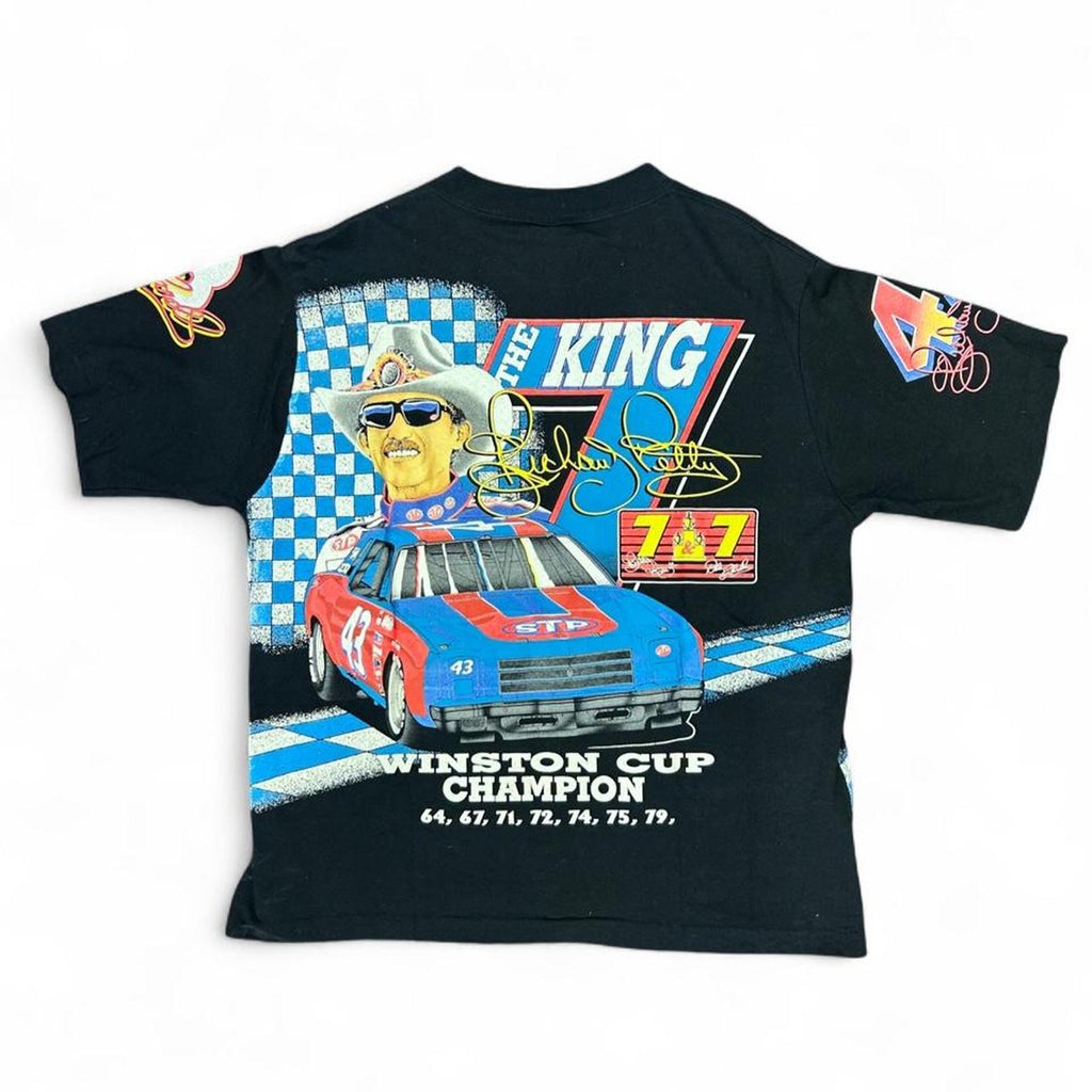 Vintage 90s Dale Earnhardt Richard Petty 7 Winston t-shirt
