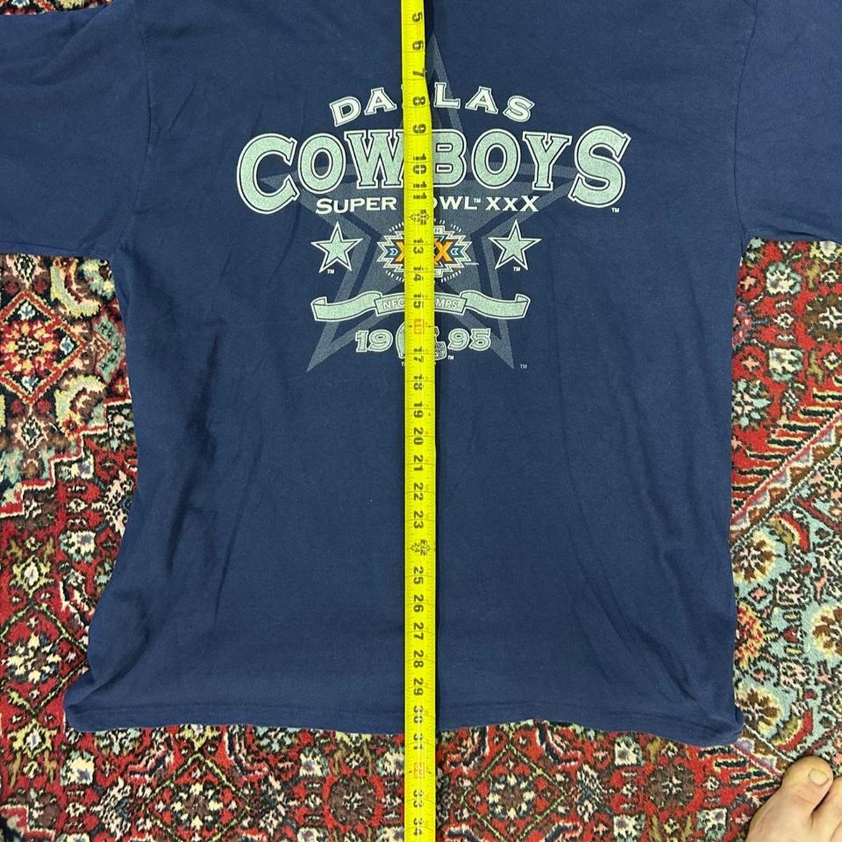 Vintage 1995 Dallas Cowboys Super Bowl Champions Tee