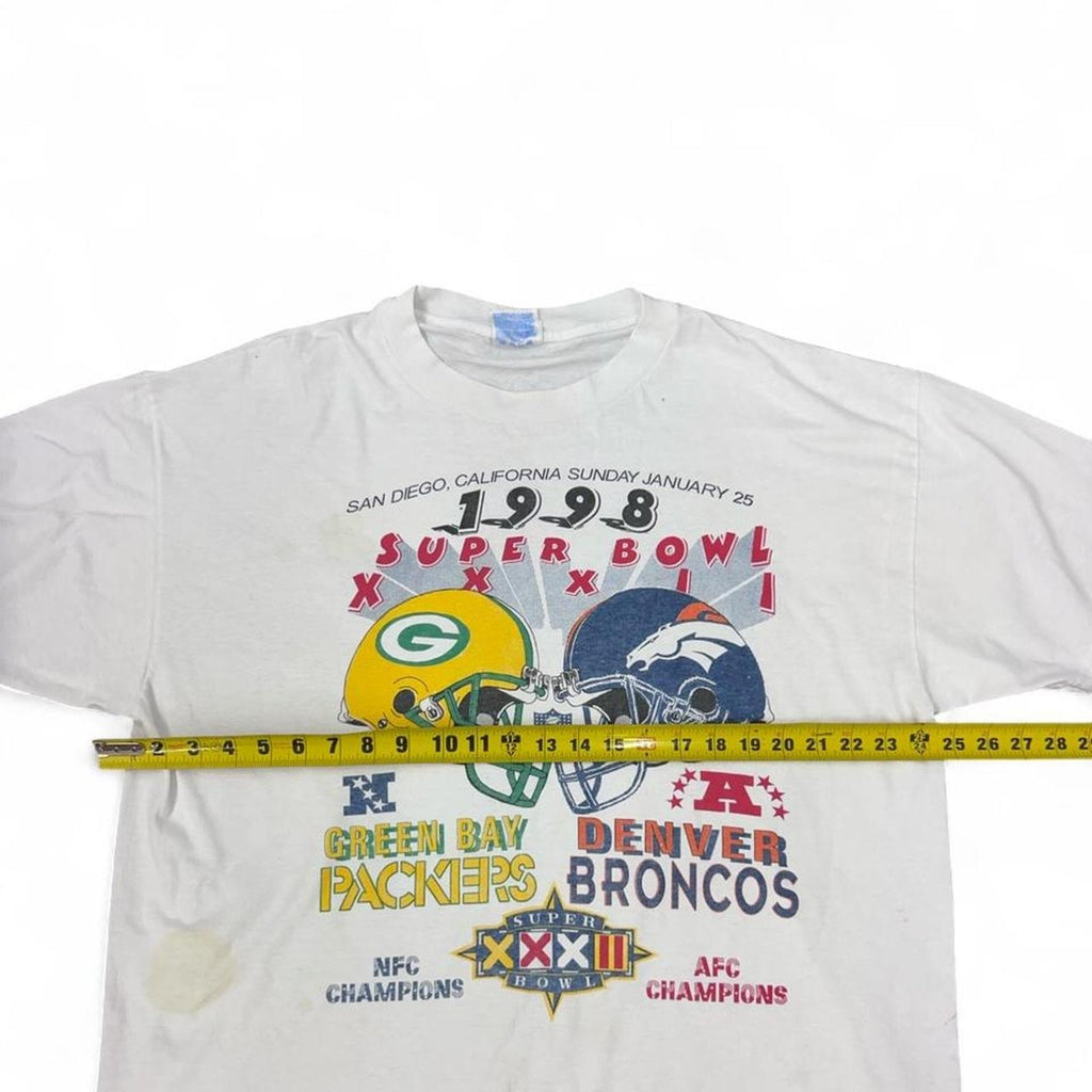 Vintage 1998 Super Bowl XXXII Green Bay Packers vs Denver Broncos NFL
