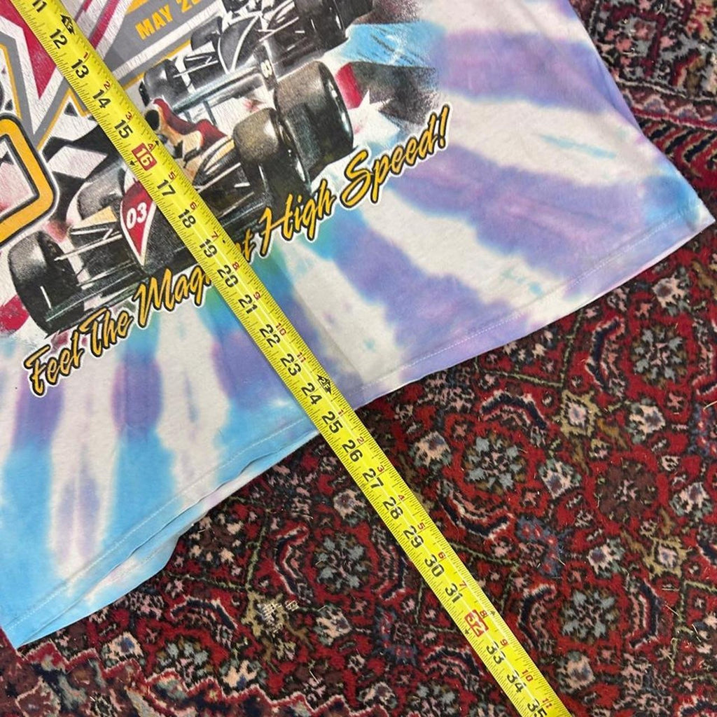 Vintage Delta Pro 2003 Indy 500 Tie-Dye Rare Tee