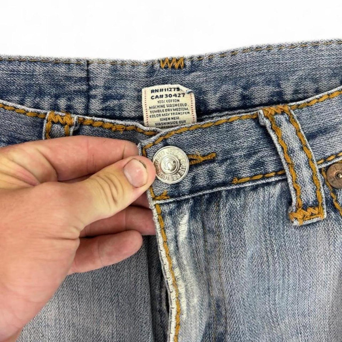 True Religion 2000s No. 1 Super T Jeans Made in USA early 2000s True Religion Denim