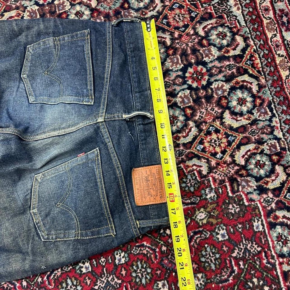 Vintage Levi's LVC 90s 501XX Selvedge Jeans Raw Denim Made in USA