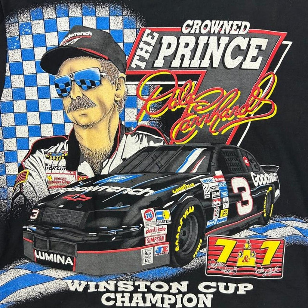 Vintage 90s Dale Earnhardt Richard Petty 7 Winston t-shirt