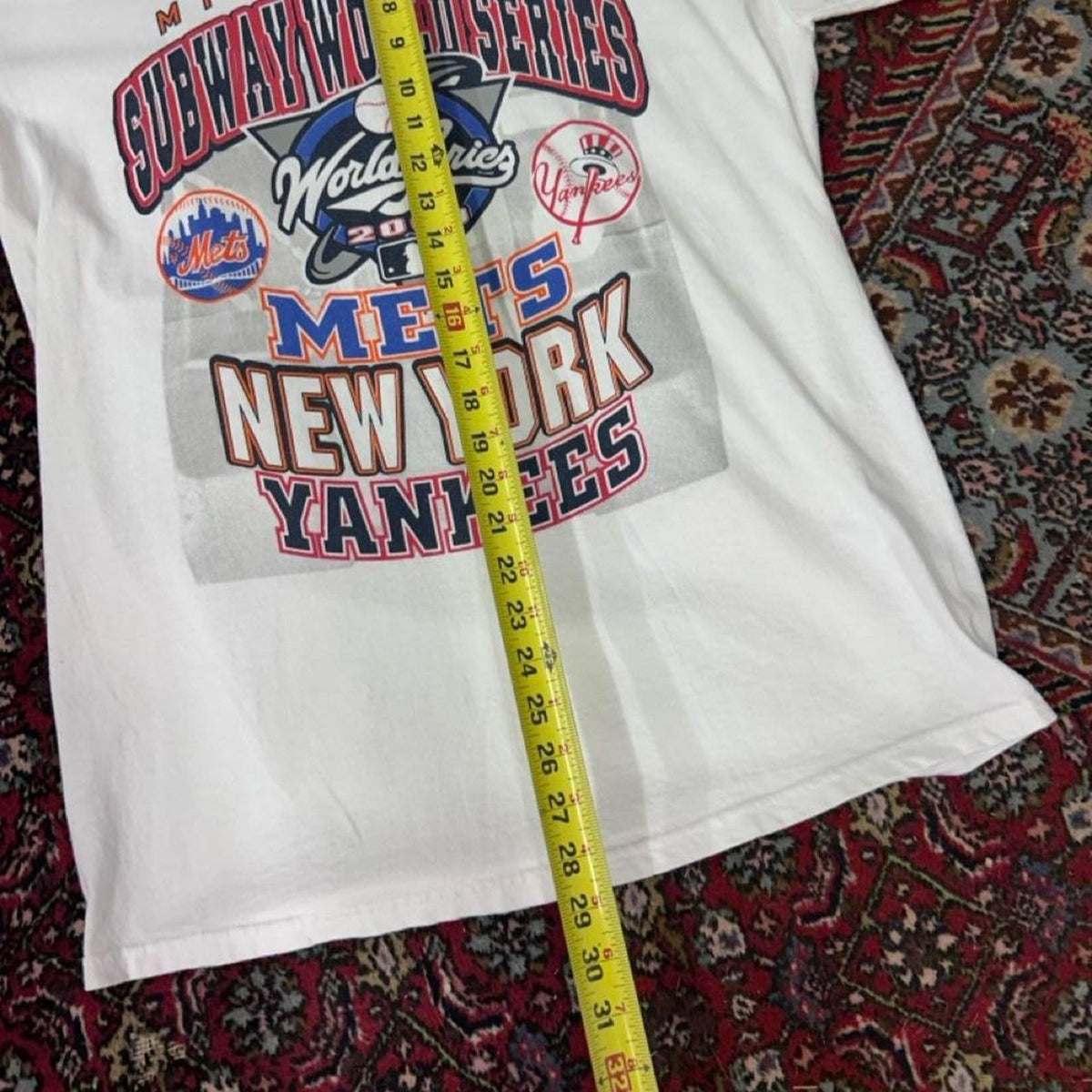 Vintage 2000 Subway World Series Mets Yankees Authentic NYC showdown