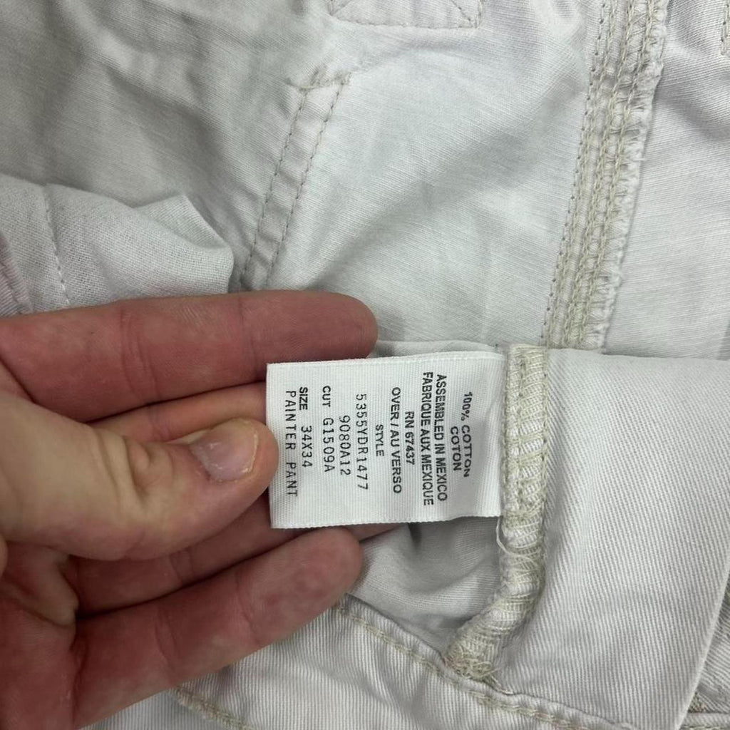 Vintage Baggy White Ralph Lauren 90s Carpenters Pants