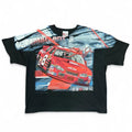 Vintage AOP Dale Earnhardt Jr. Nascar All Over Print T Shirt Large Dominator NOS