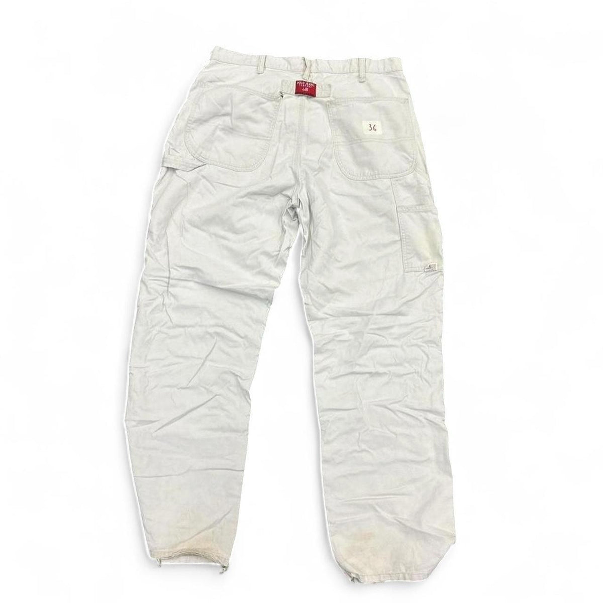 Vintage Baggy White Ralph Lauren 90s Carpenters Pants