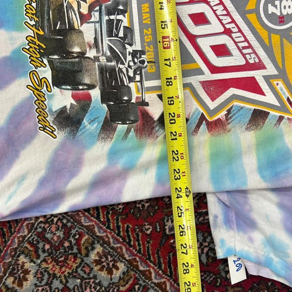 Vintage Delta Pro 2003 Indy 500 Tie-Dye Rare Tee