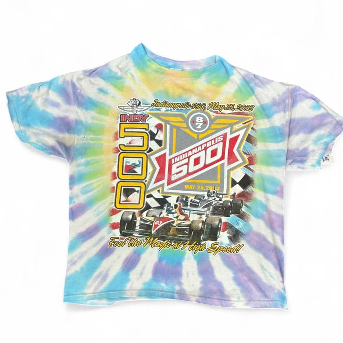 Vintage Delta Pro 2003 Indy 500 Tie-Dye Rare Tee