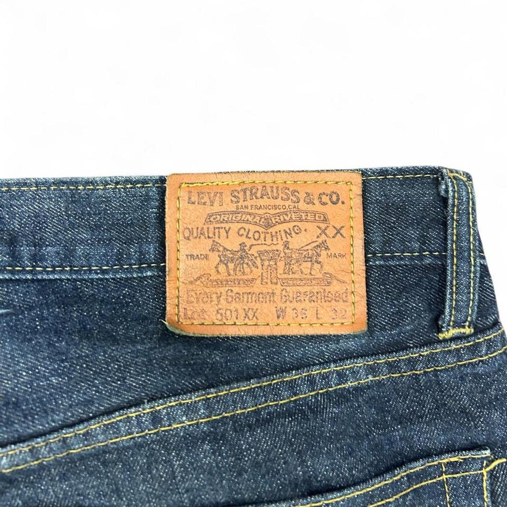 Vintage Levi's LVC 90s 501XX Selvedge Jeans Raw Denim Made in USA