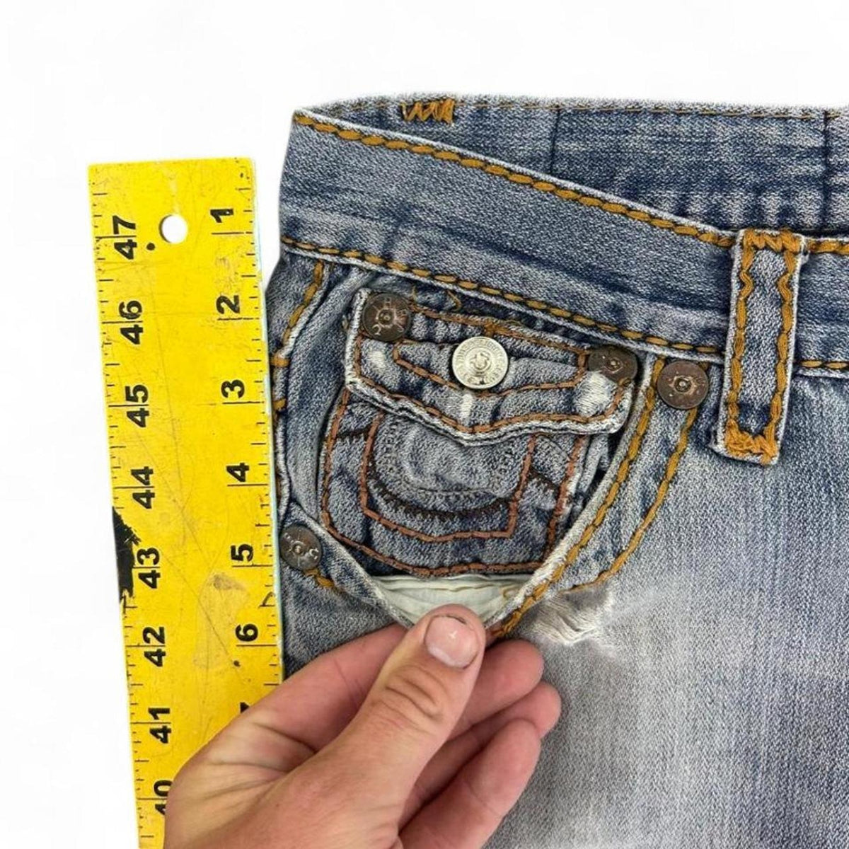 True Religion 2000s No. 1 Super T Jeans Made in USA early 2000s True Religion Denim